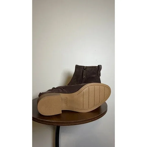 Dr. Scholl’s Dark Brown Suede Ankle Boots 9.5M NIB MSRP $115 - Picture 15 of 15